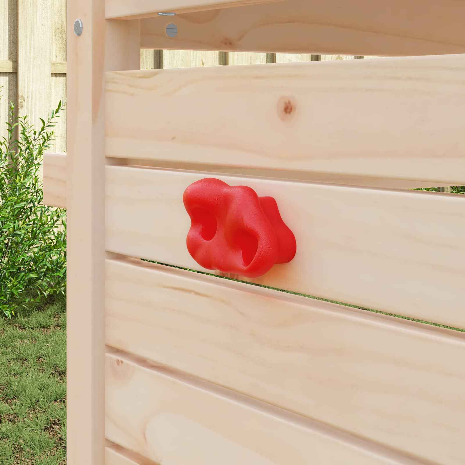 vidaXL Klimgreep 2 pcs Rood 100 x 67 x 43 mm PP