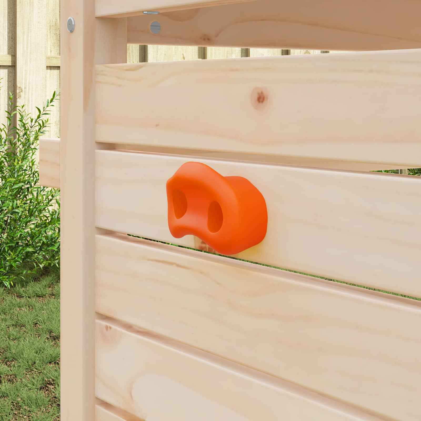 vidaXL Klimgreep 2 pcs Rood 100 x 67 x 43 mm PP