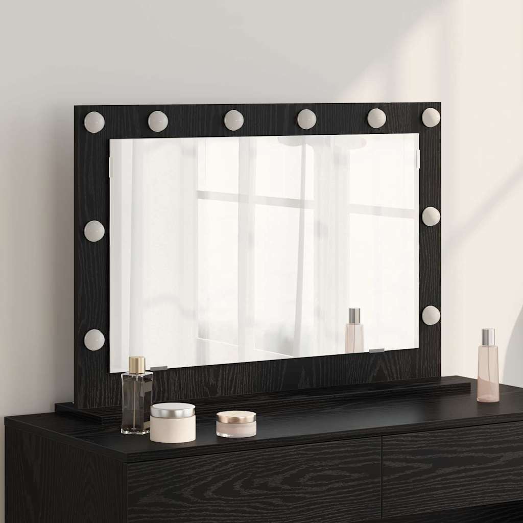 vidaXL Wasbakspiegel met LED Verlichting Wit 60x55x18 cm