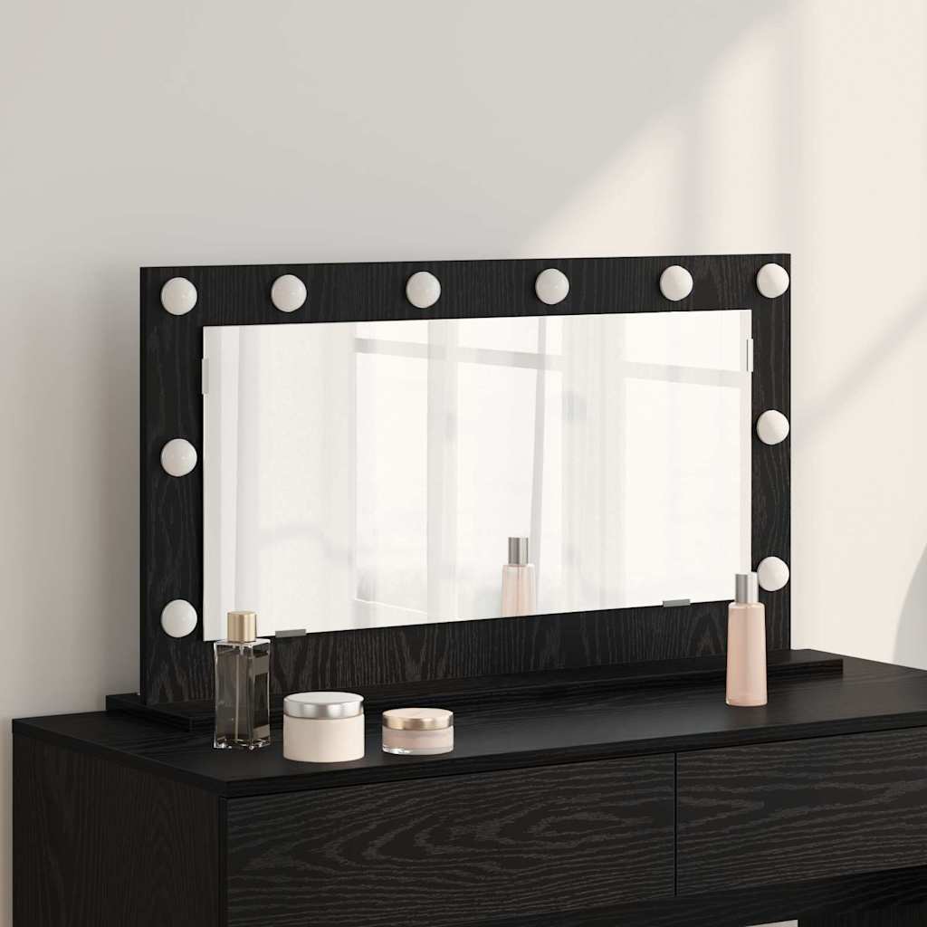 vidaXL Wasbakspiegel met LED Verlichting Wit 60x55x18 cm