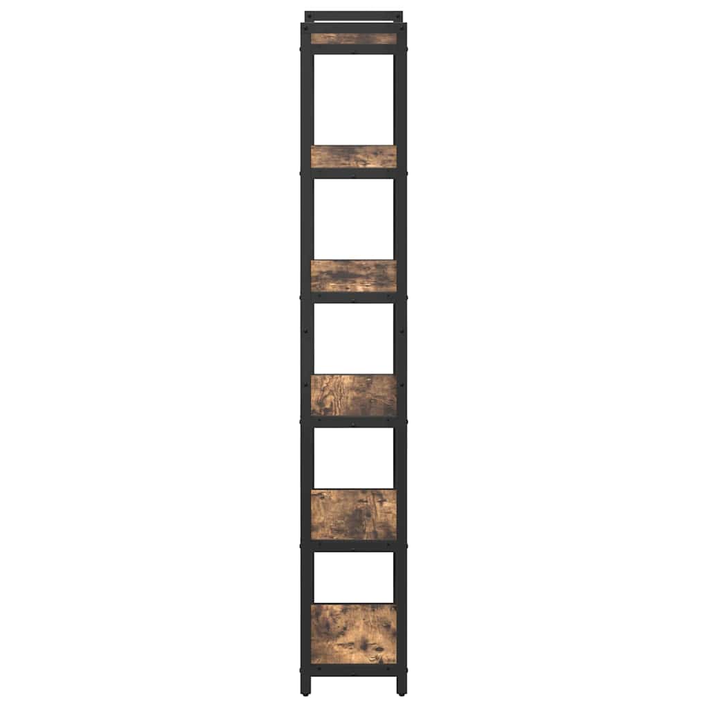 vidaXL Boekenkast Zwart eiken 40 x 30 x 188 cm Bewerkt hout
