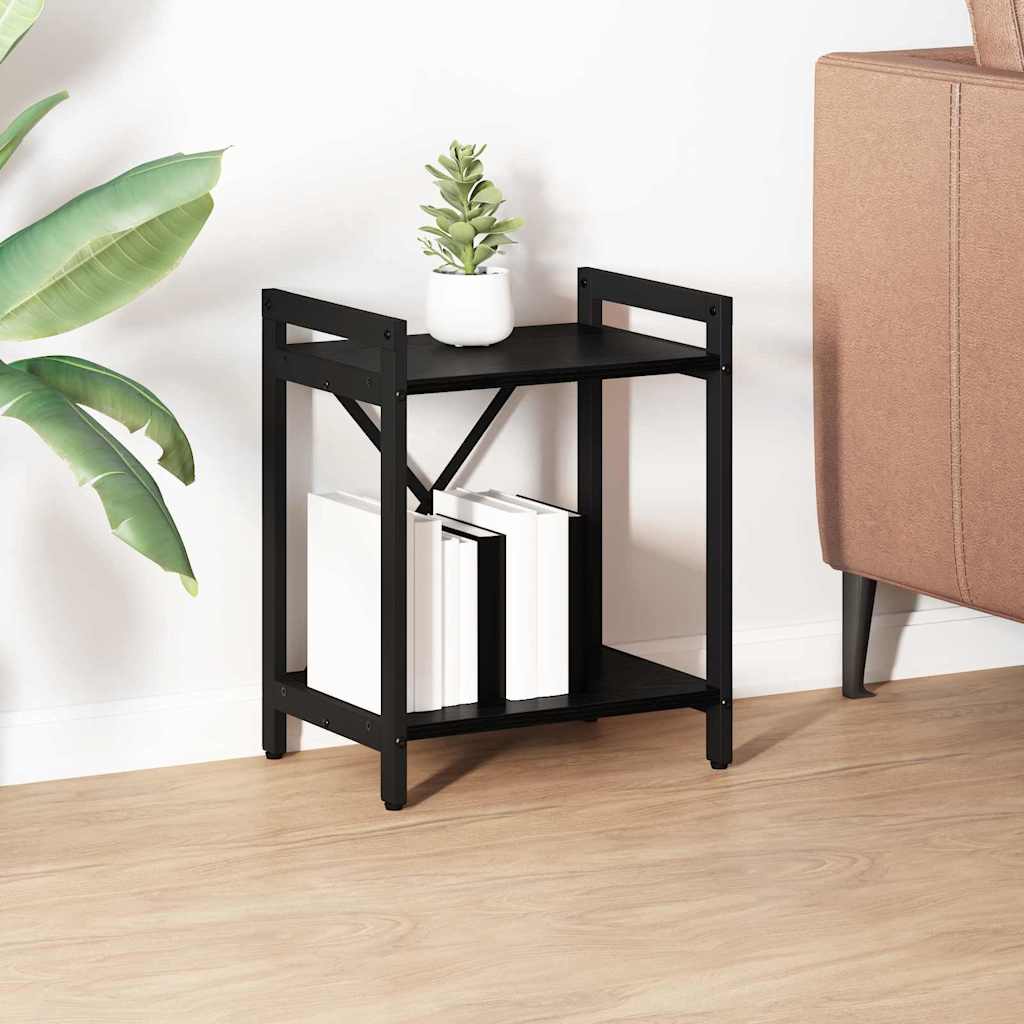 vidaXL Boekenkast Zwart eiken 40 x 30 x 188 cm Bewerkt hout