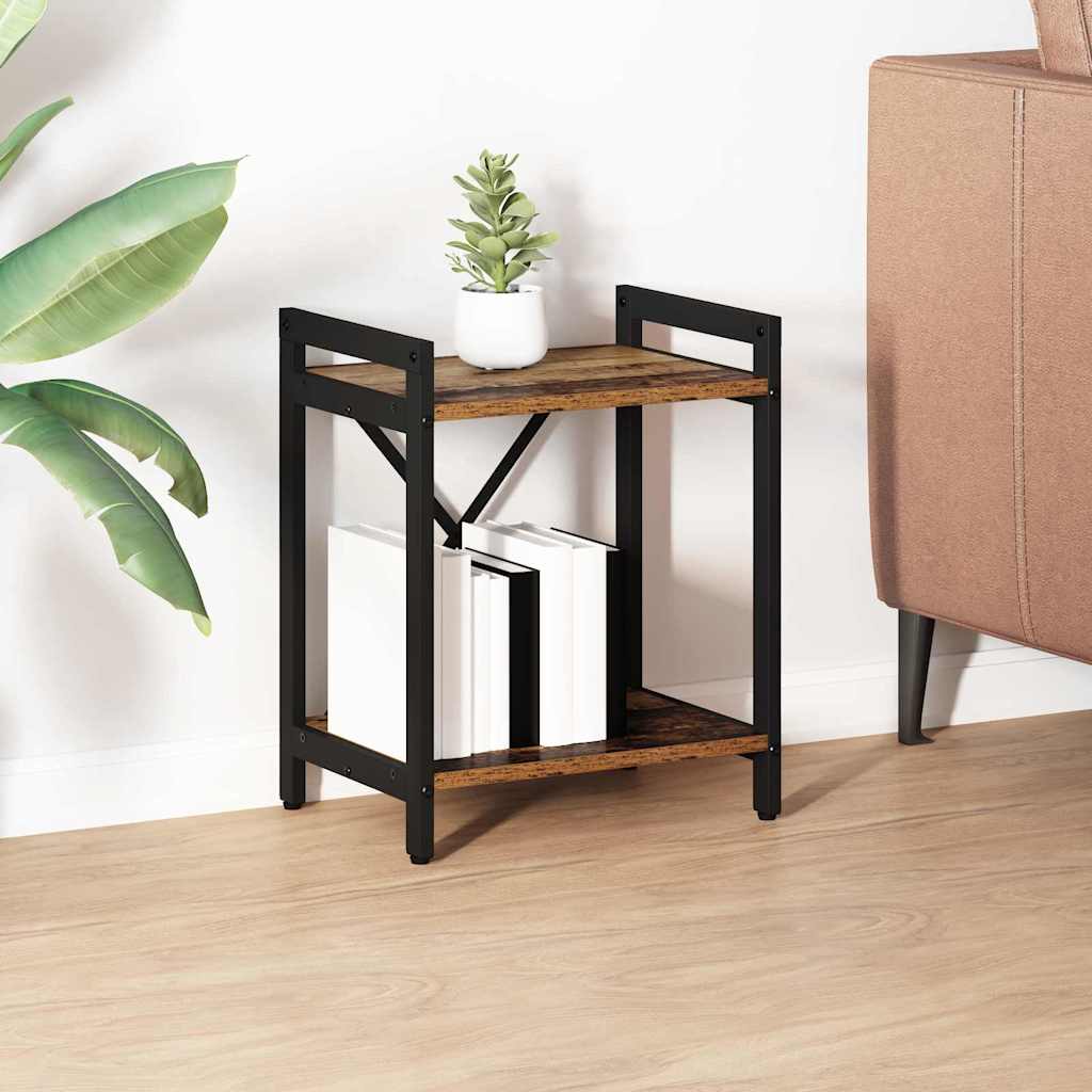 vidaXL Boekenkast Zwart eiken 40 x 30 x 188 cm Bewerkt hout