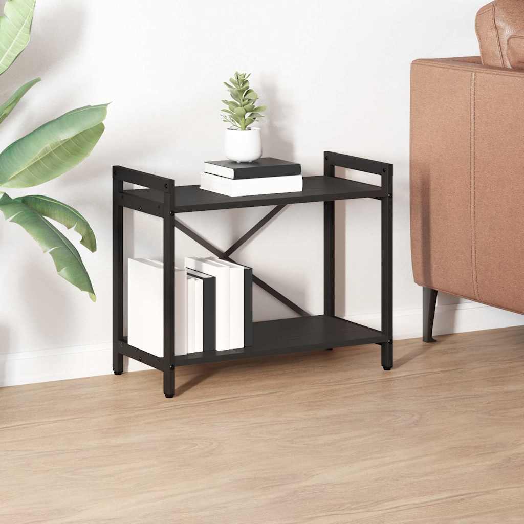 vidaXL Boekenkast Zwart eiken 40 x 30 x 188 cm Bewerkt hout