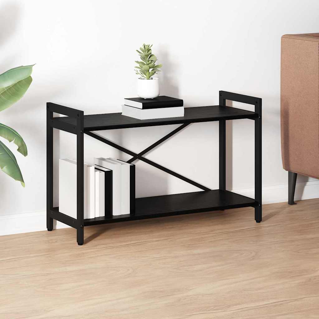 vidaXL Boekenkast Zwart eiken 40 x 30 x 188 cm Bewerkt hout