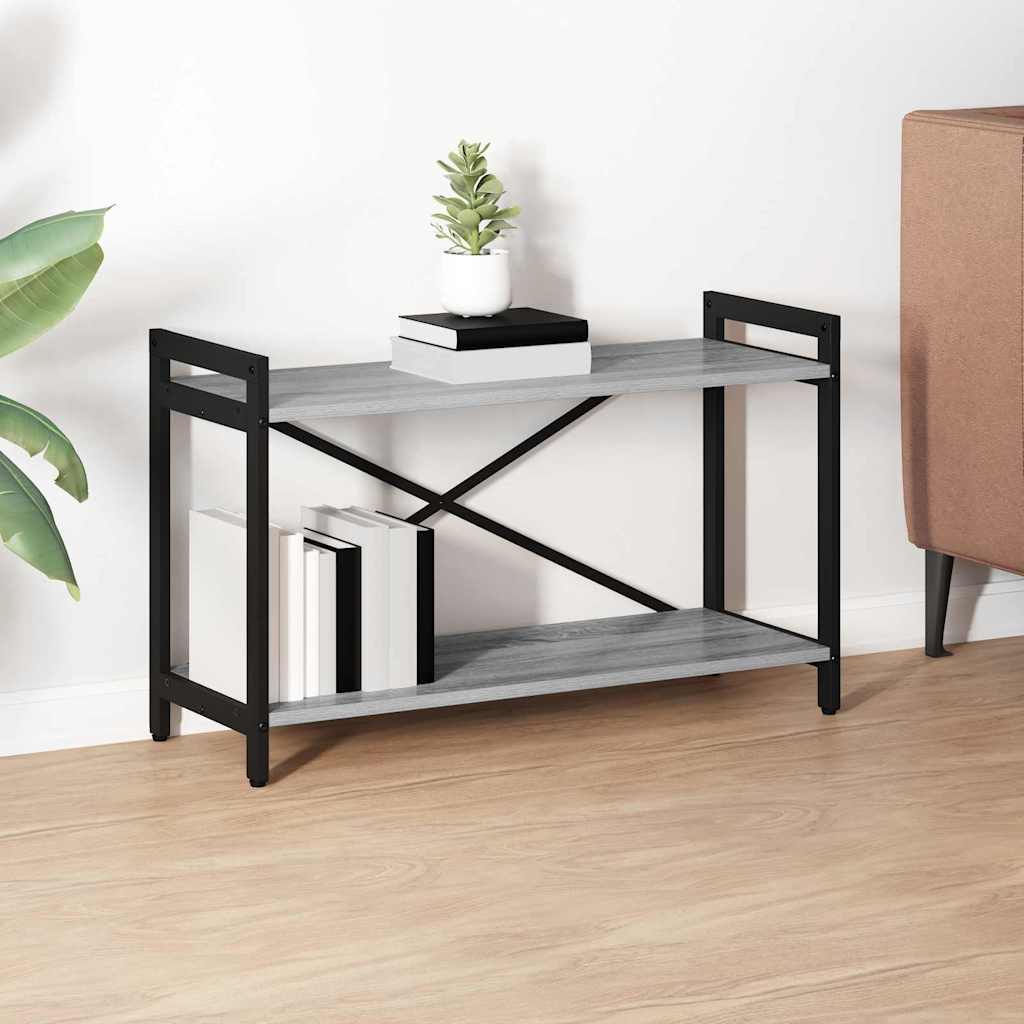 vidaXL Boekenkast Zwart eiken 40 x 30 x 188 cm Bewerkt hout