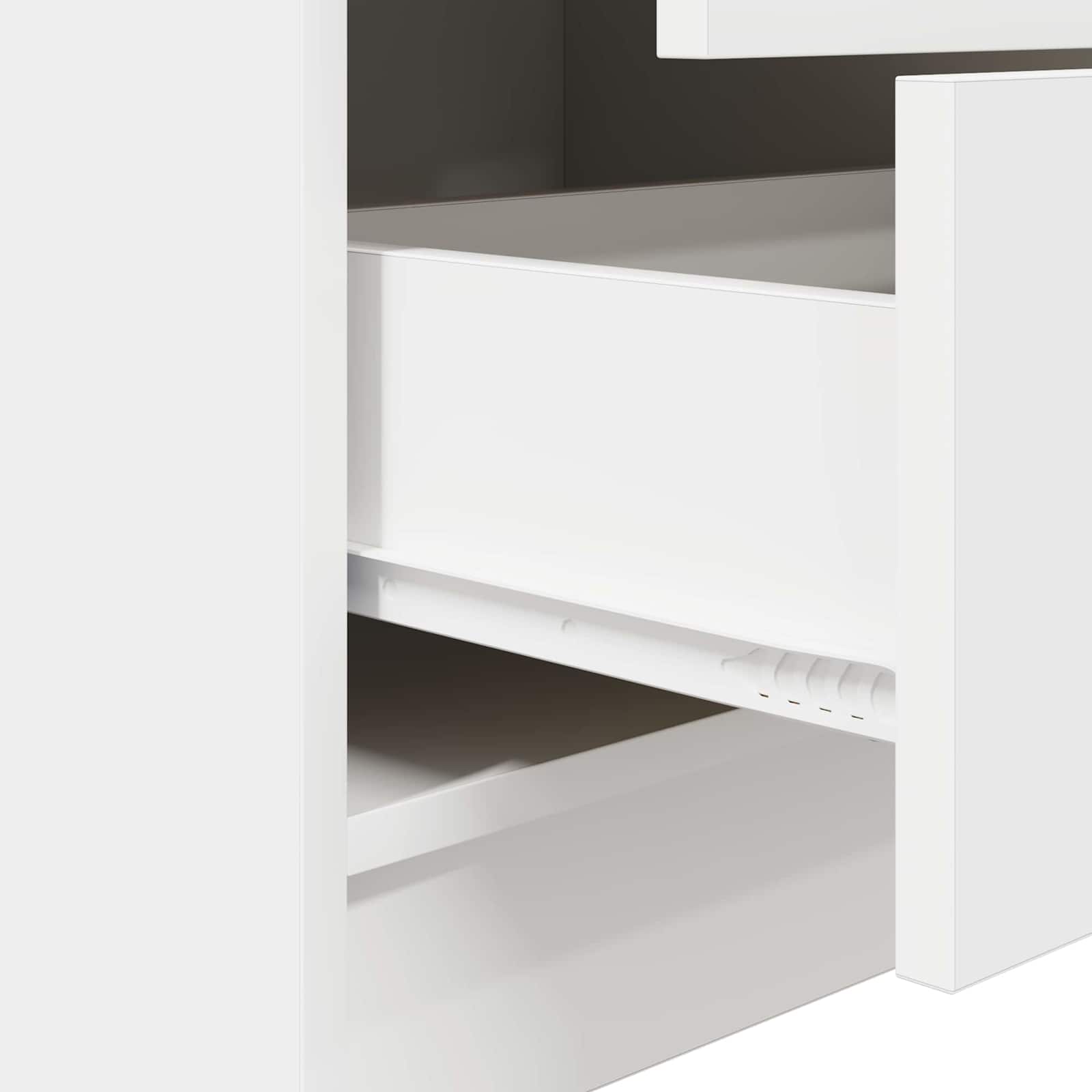 vidaXL Wit Boekenrek Wit MDF Standaard Wit Boekenrek Rechthoekig
