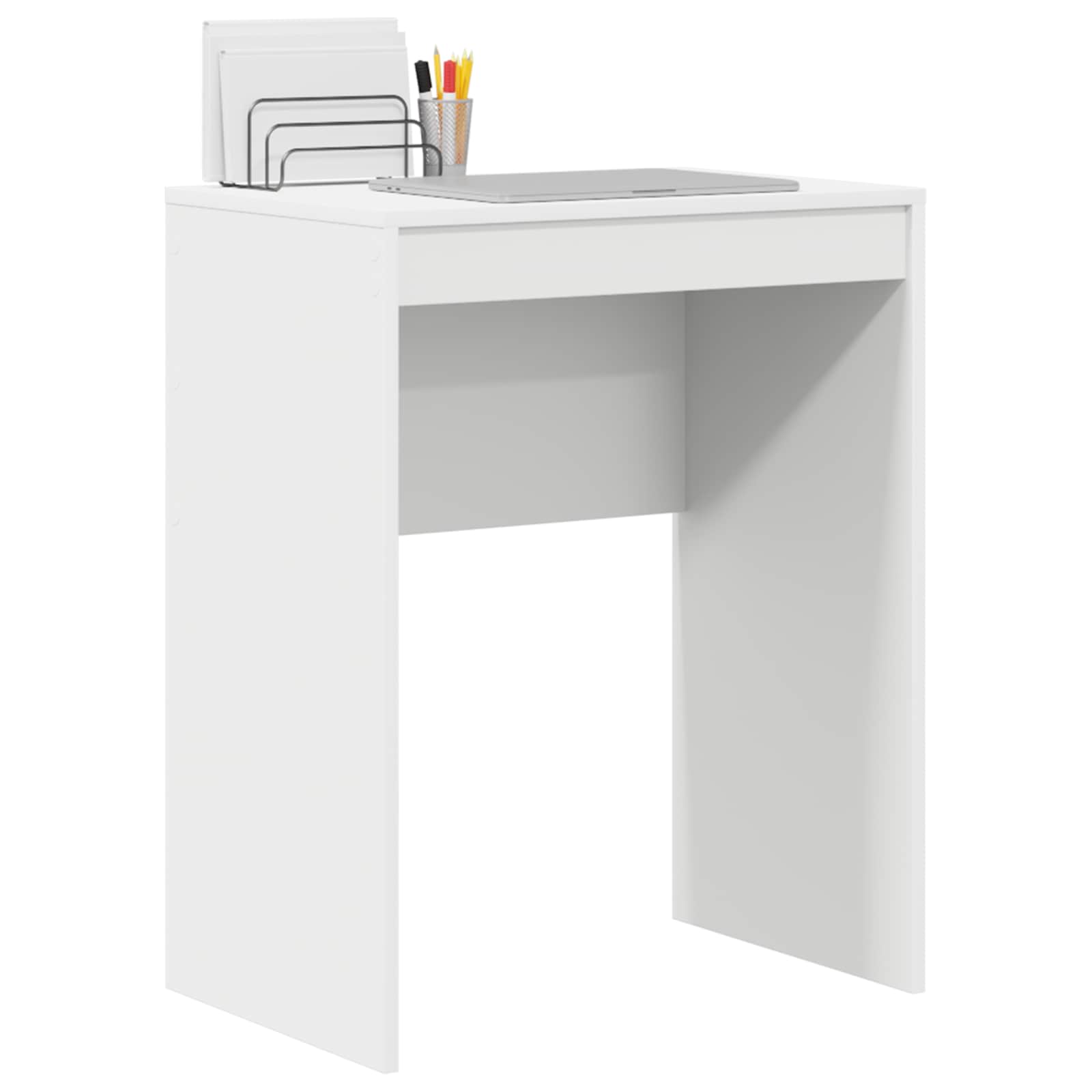 vidaXL Minimalistisch Schrijfbureau Wit Spaanplaat 60 x 40 x 76 cm