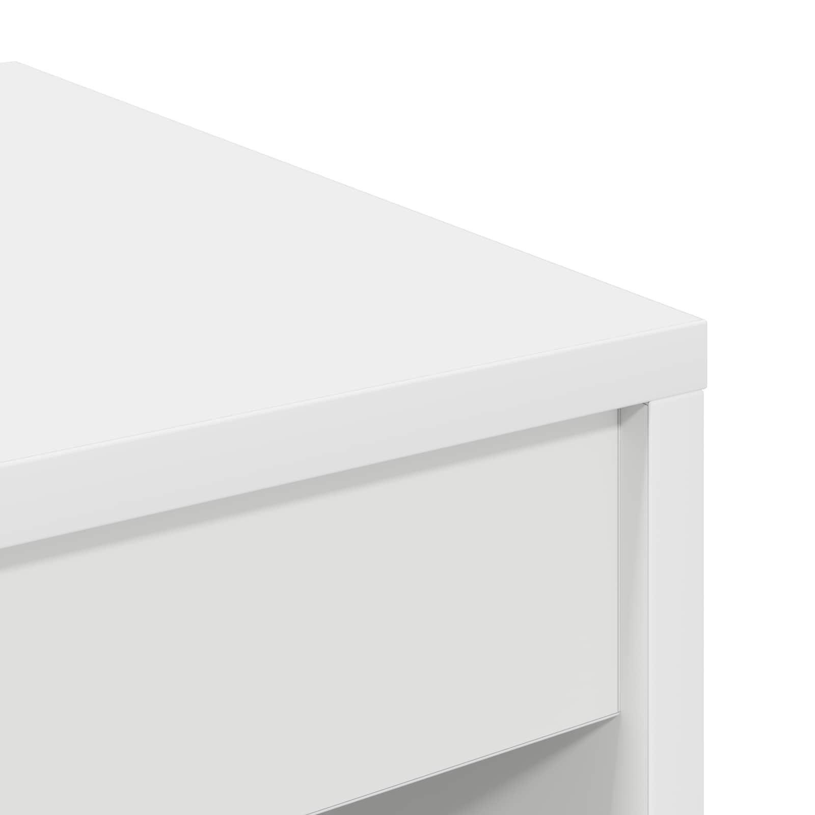 vidaXL Minimalistisch Schrijfbureau Wit Spaanplaat 60 x 40 x 76 cm