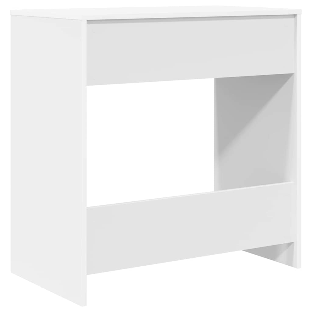 vidaXL Computerbureau Wit Geïndustrialiseerd hout Compact Organizers