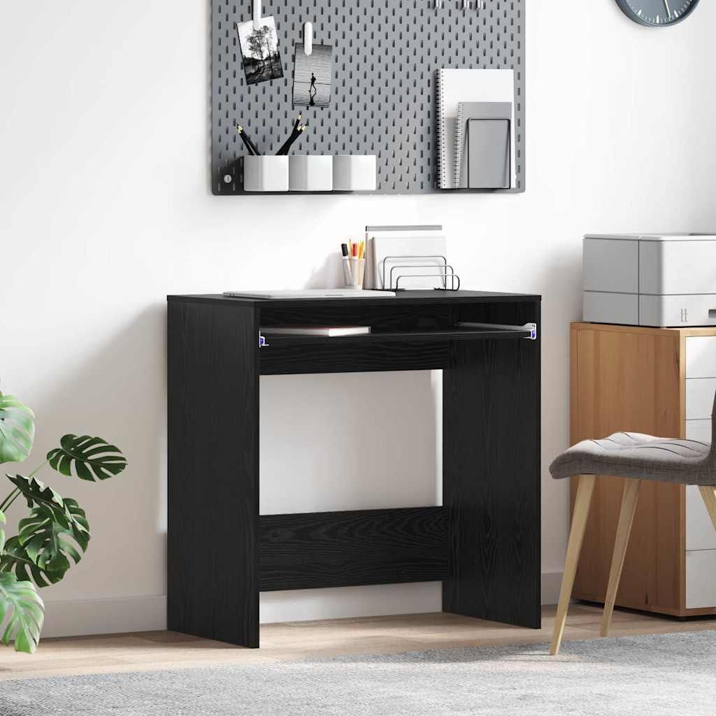 vidaXL Computerbureau Wit Geïndustrialiseerd hout Compact Organizers
