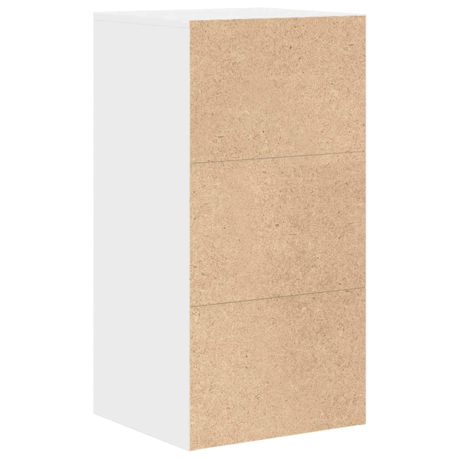 vidaXL Witte Opslagkast Wit MDF Compact Opslag Opslagkast