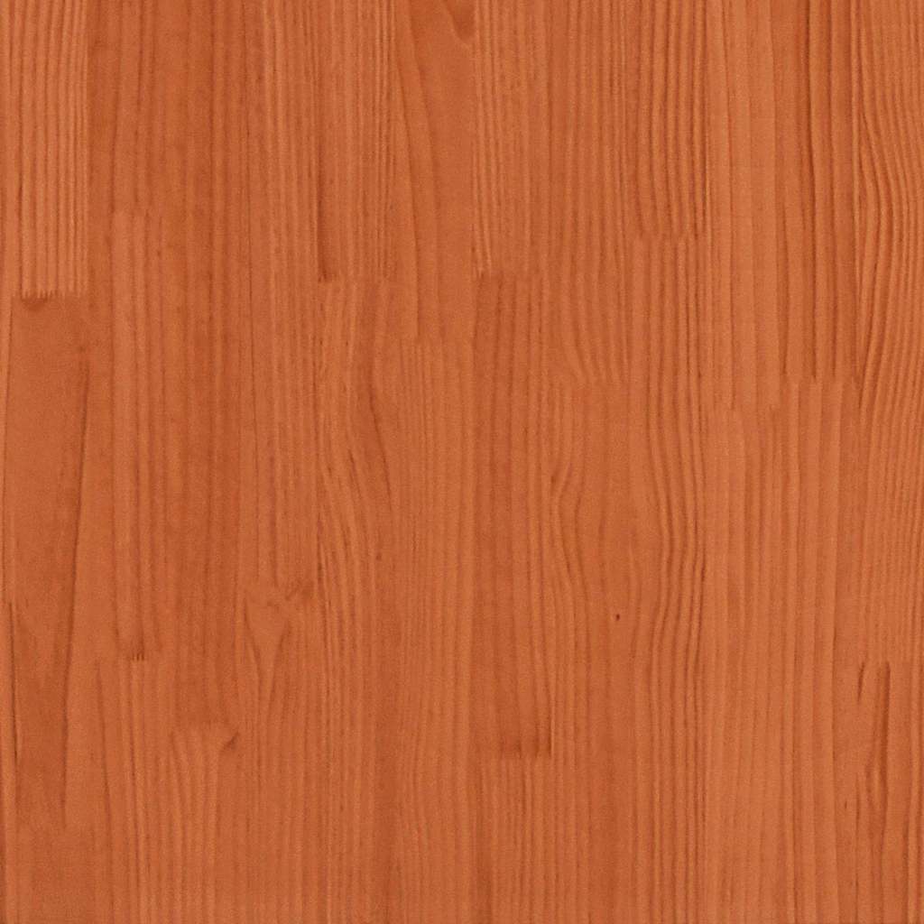 vidaXL Nachtkastjes 2 st 60x34x51 cm massief grenenhout wit