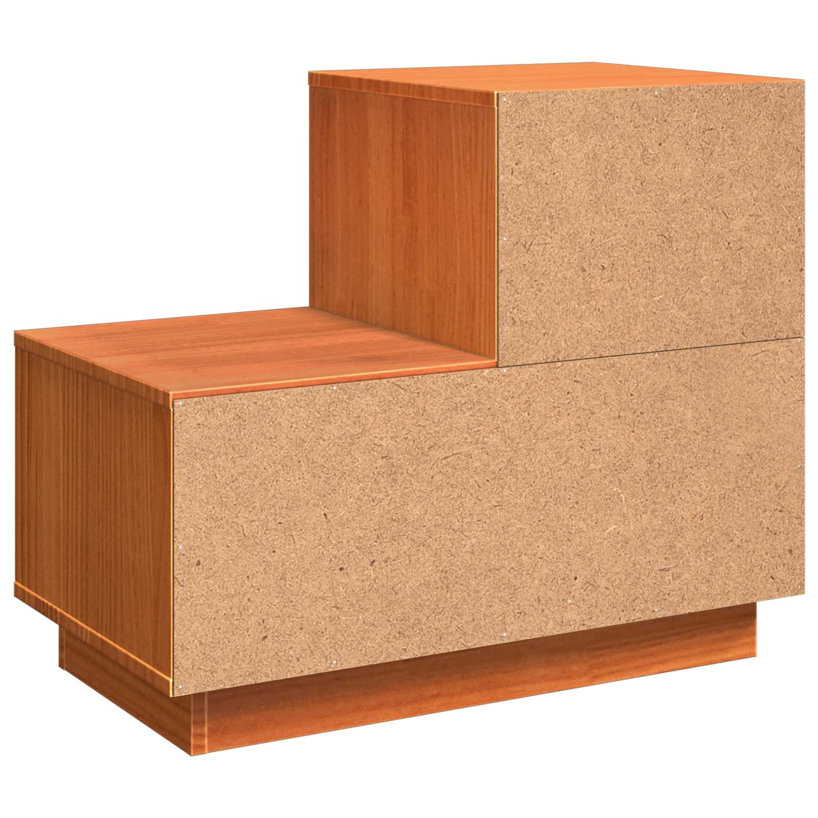 vidaXL Nachtkastjes 2 st 60x34x51 cm massief grenenhout wit