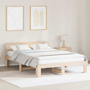 vidaXL Bedframe met Hoofdeinde 200x200 cm Massief Grenenhout
