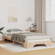 vidaXL Bedframe met opslag Bruin Hout