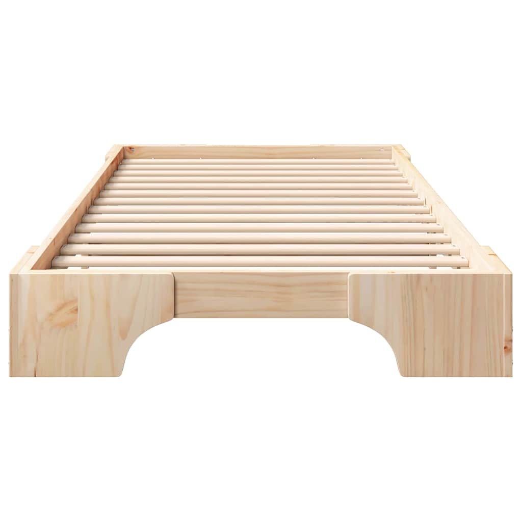vidaXL Bedframe met opslag Bruin Hout