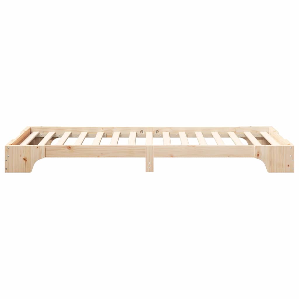 vidaXL Bedframe met opslag Bruin Hout