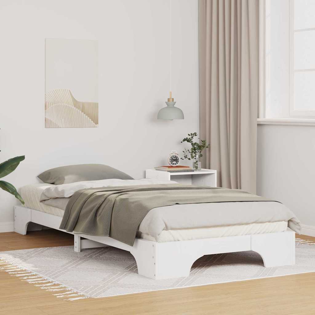 vidaXL Bedframe met opslag Bruin Hout