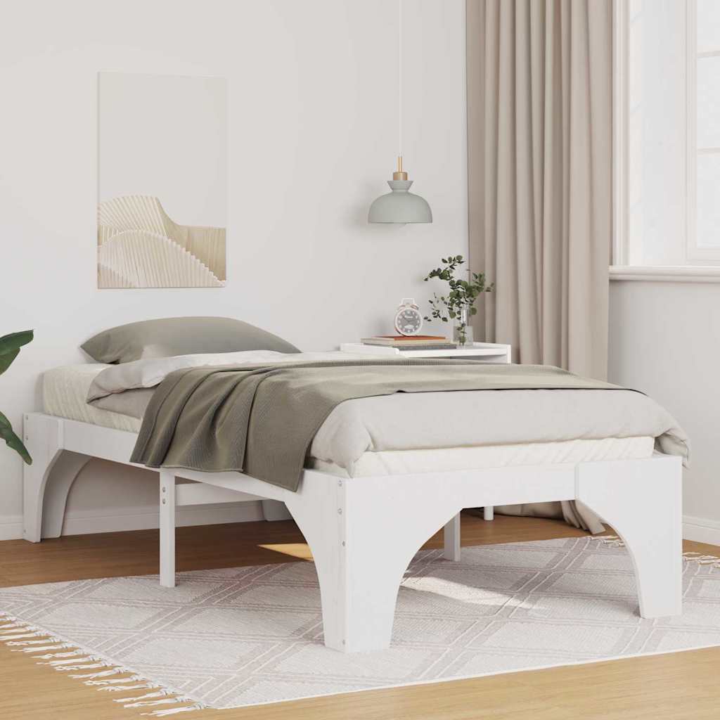 vidaXL Bedframe met opslag Bruin Hout
