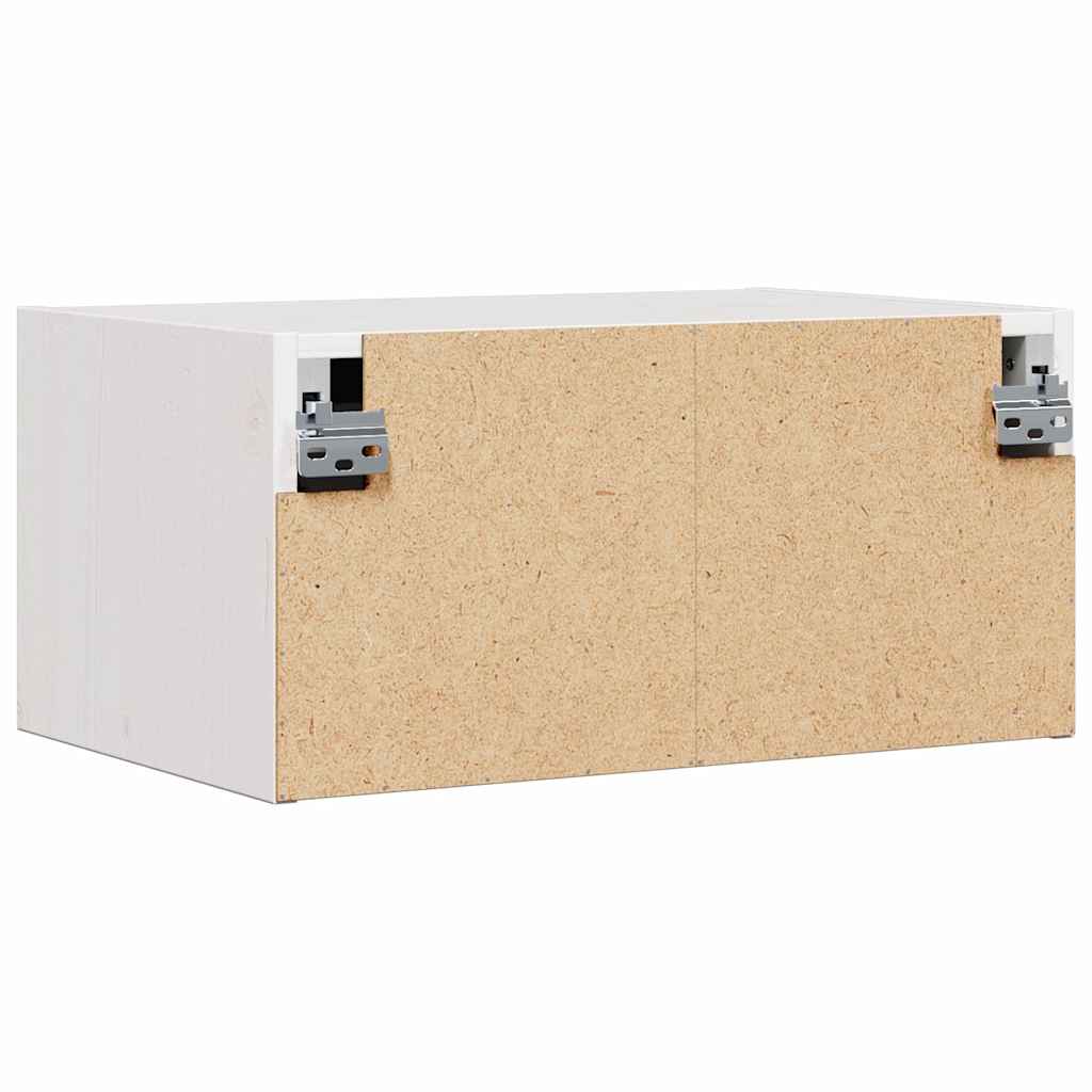 vidaXL Nachtkastje met lade Bruin 50 x 32.5 x 24 cm Massief grenenhout