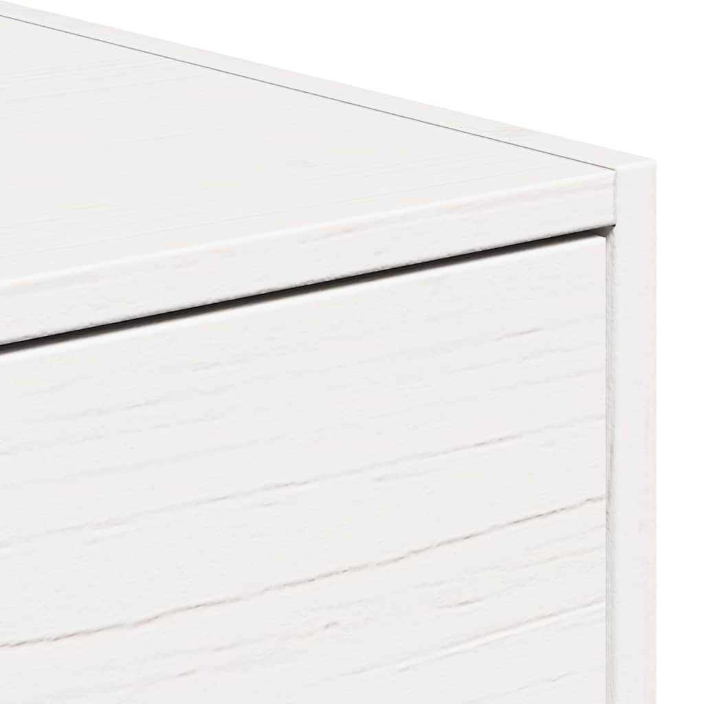vidaXL Nachtkastje met lade Bruin 50 x 32.5 x 24 cm Massief grenenhout