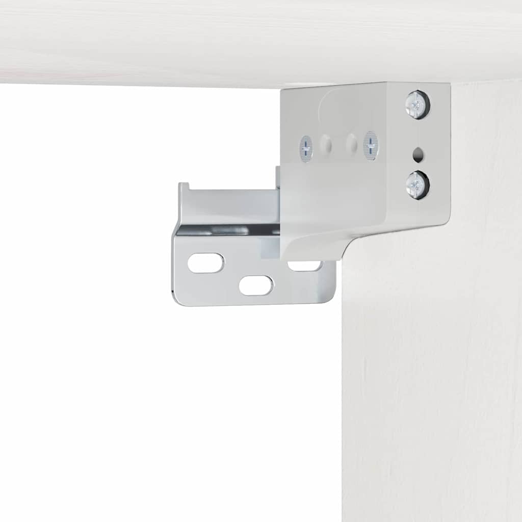 vidaXL Nachtkastje met lade Bruin 37 x 35 x 18,5 cm Massief grenenhout