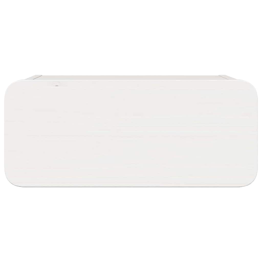 vidaXL Nachtkastje met lade Bruin 39 x 34 x 16.5 cm Massief grenenhout