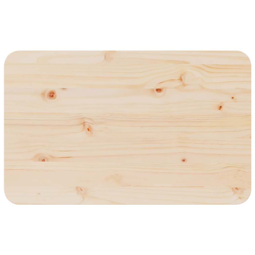 vidaXL Salontafel Naturel 80 x 50 x 31 cm Massief grenenhout
