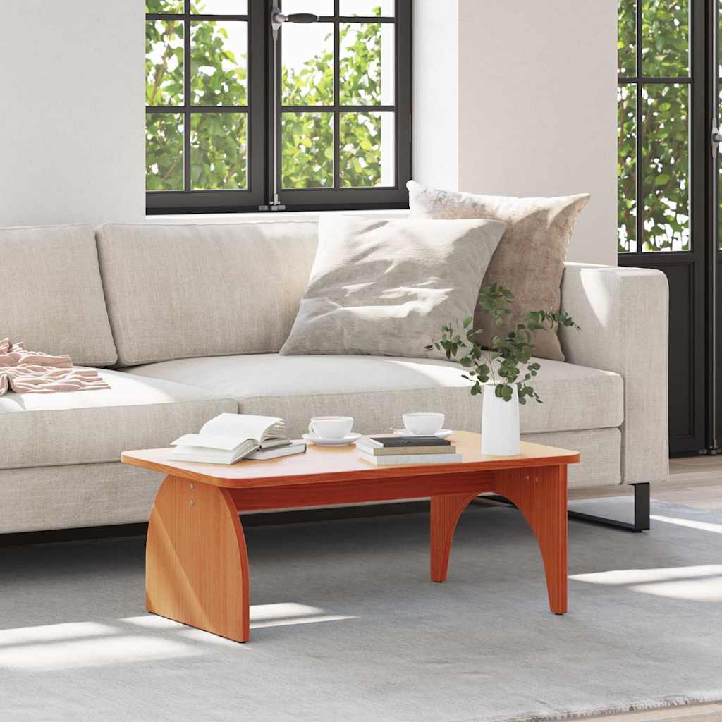 vidaXL Salontafel Naturel 80 x 50 x 31 cm Massief grenenhout