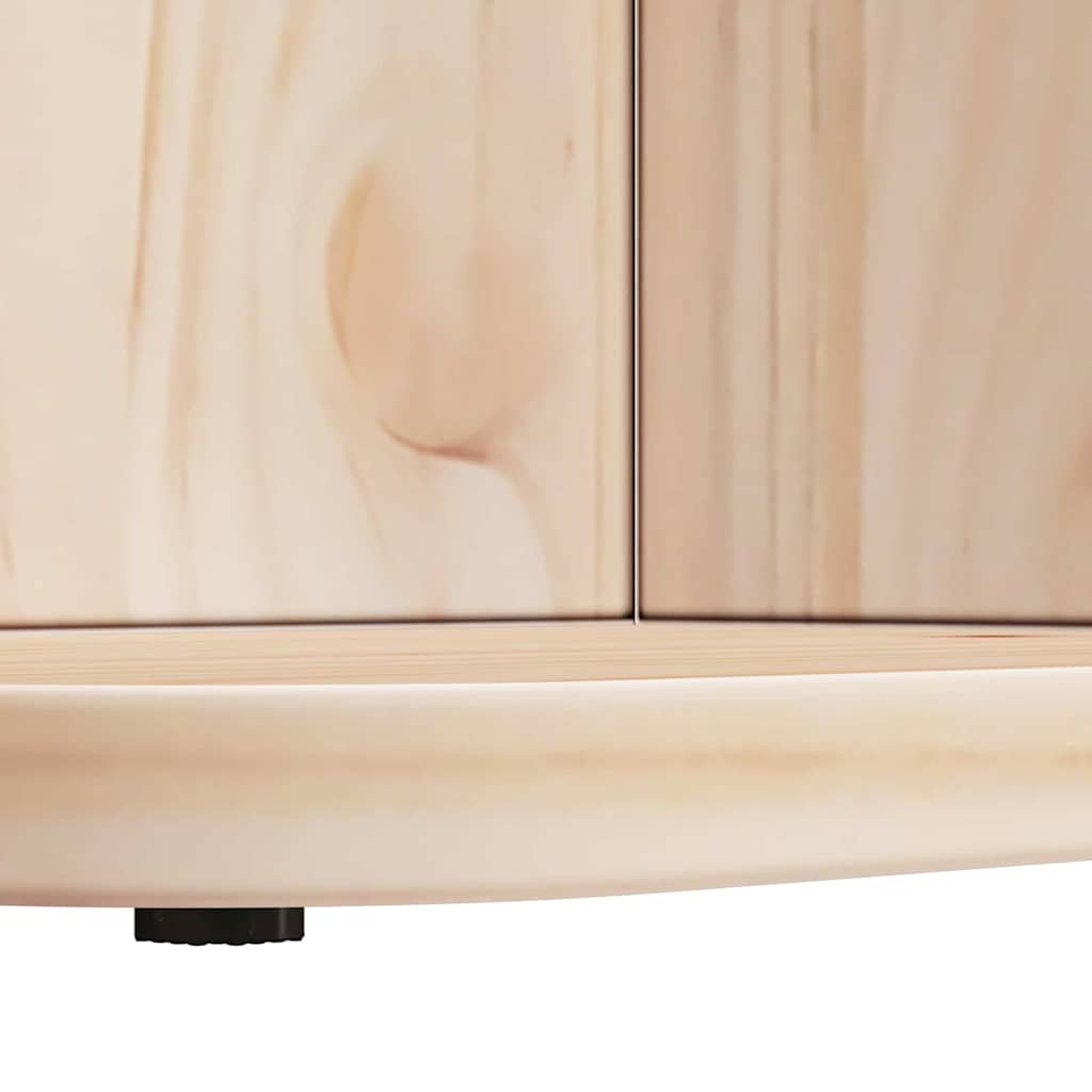 vidaXL Salontafel Naturel 80 x 39.5 x 33.5 cm Massief grenenhout