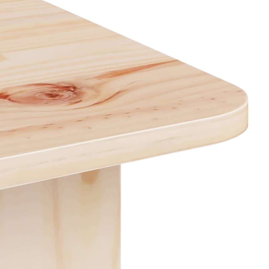 vidaXL Salontafel Naturel 80 x 39.5 x 33.5 cm Massief grenenhout