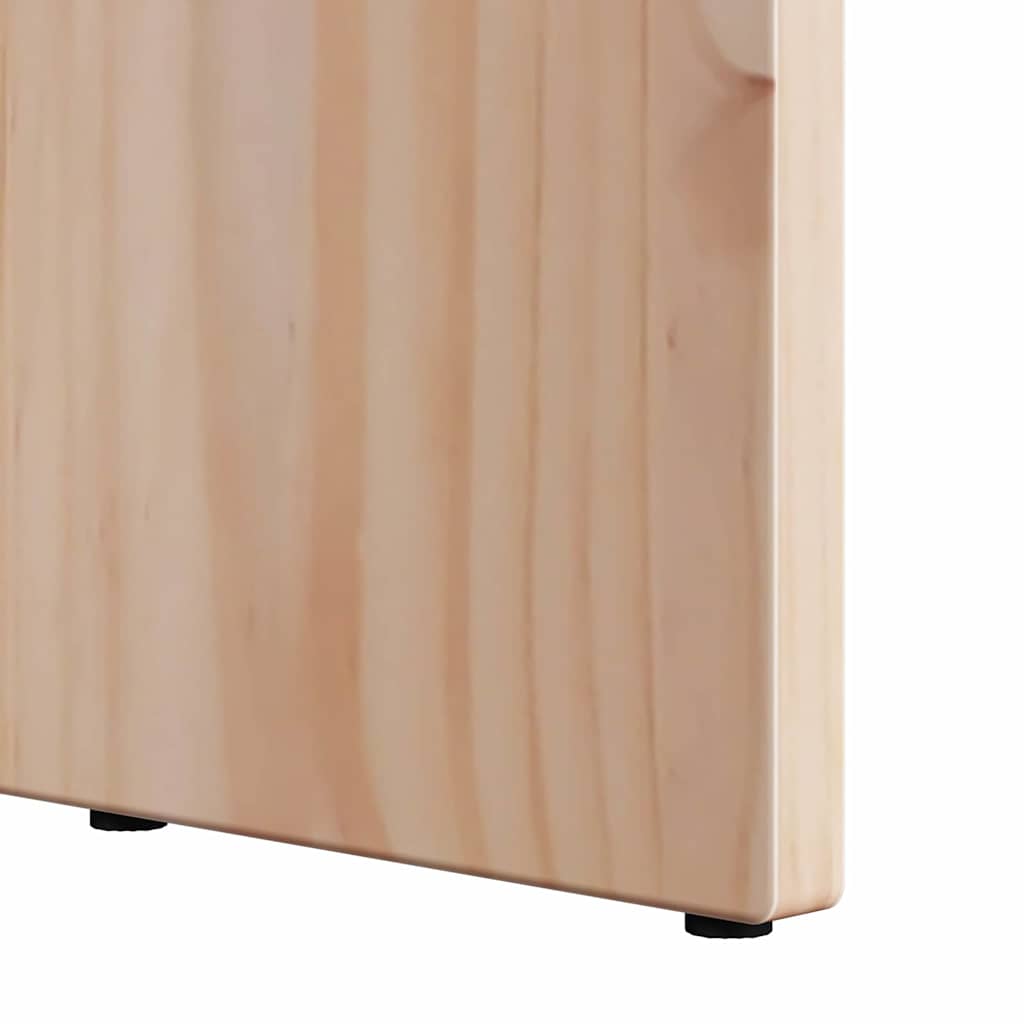 vidaXL Salontafel Naturel 50 x 50 x 35 cm Massief grenenhout
