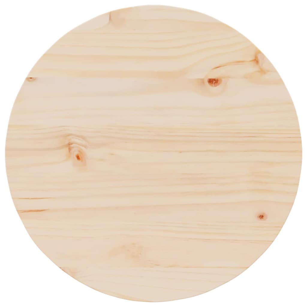 vidaXL Salontafel Naturel 50 x 50 x 35 cm Massief grenenhout