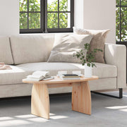 vidaXL Salontafel Naturel 80 x 40 x 35 cm Massief grenenhout