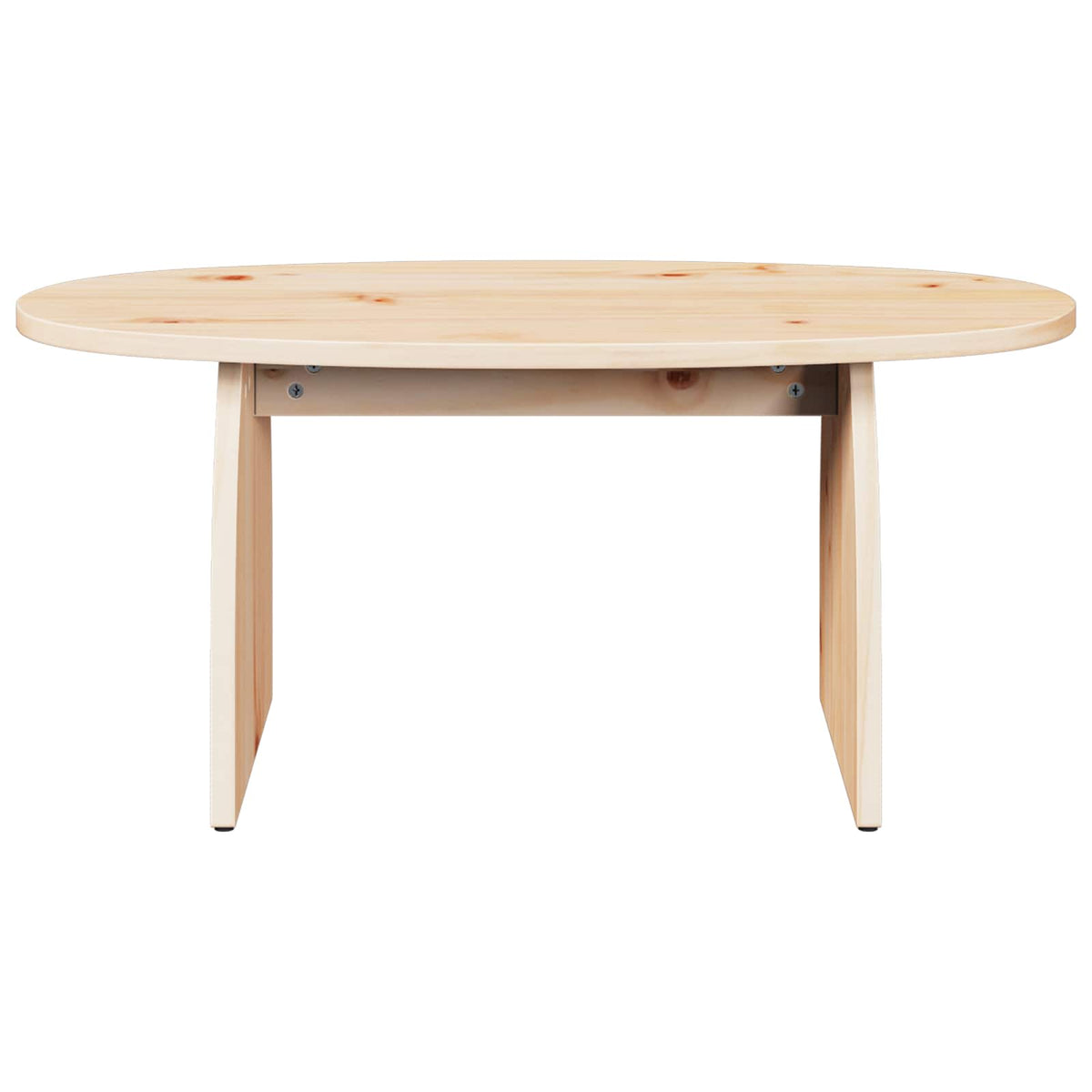vidaXL Salontafel Naturel 80 x 40 x 35 cm Massief grenenhout