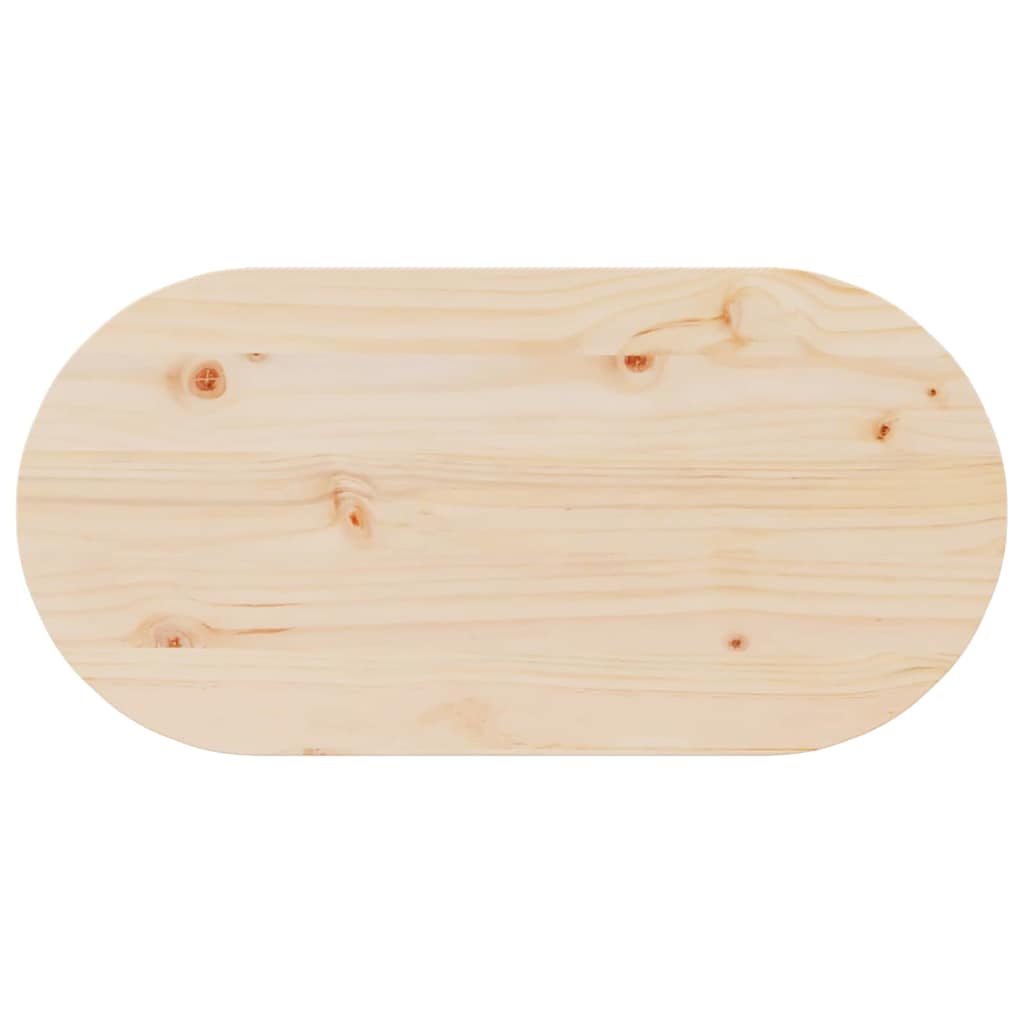vidaXL Salontafel Naturel 80 x 39.5 x 35 cm Massief grenenhout