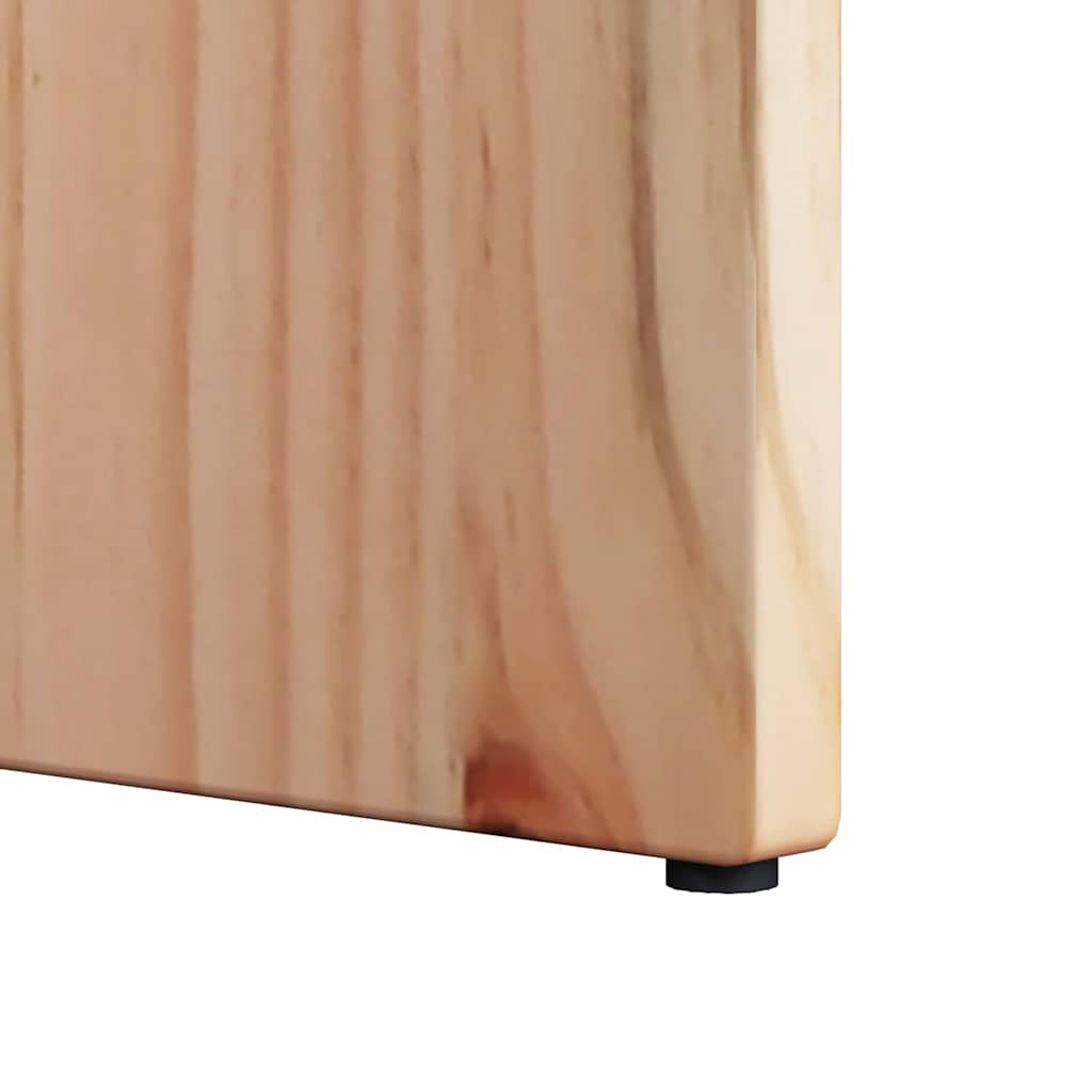 vidaXL Salontafel 2 pcs Natuurlijk 41,5 x 41,5 x 41 cm