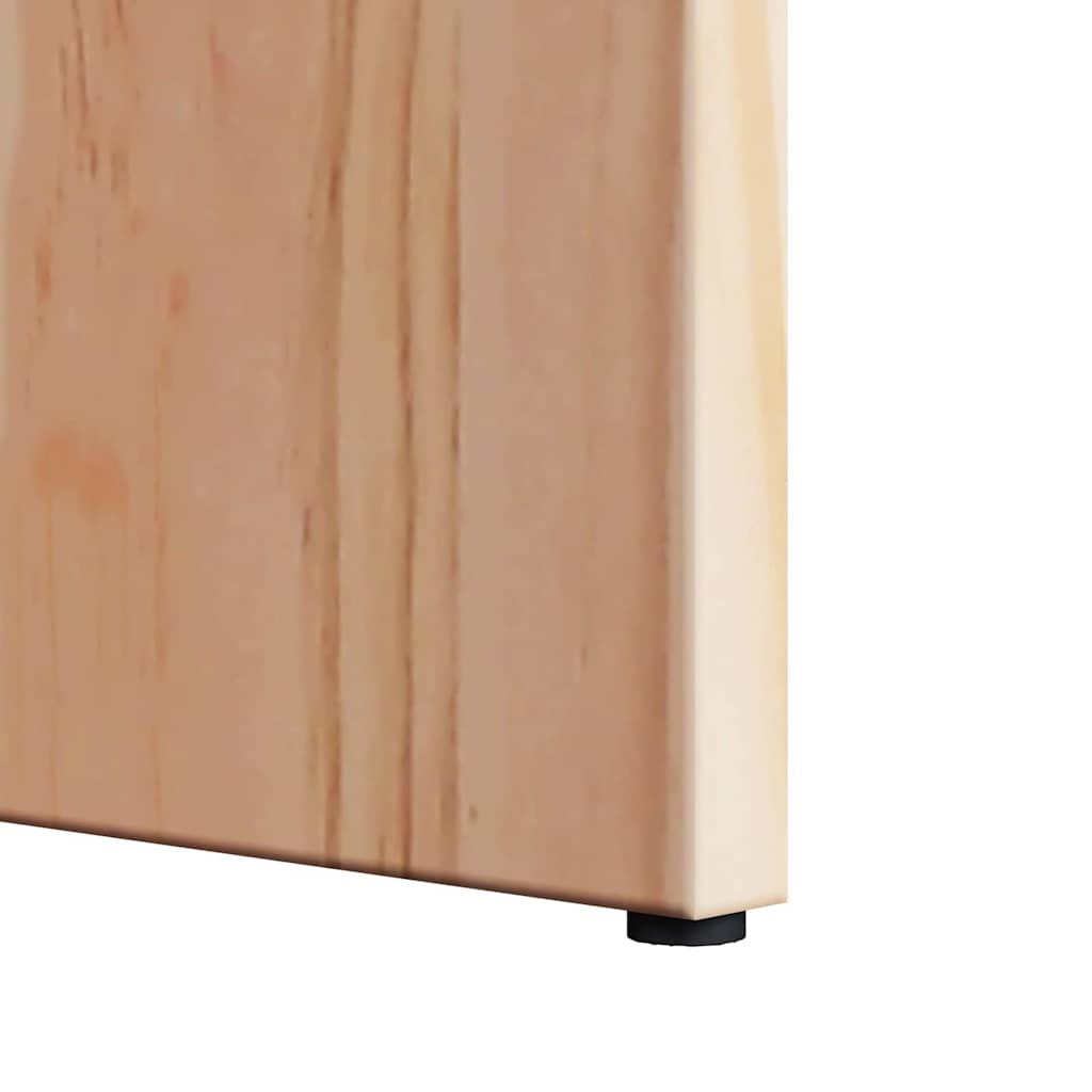 vidaXL Salontafel 2 pcs Naturel 49 x 49 x 28 cm Massief grenenhout