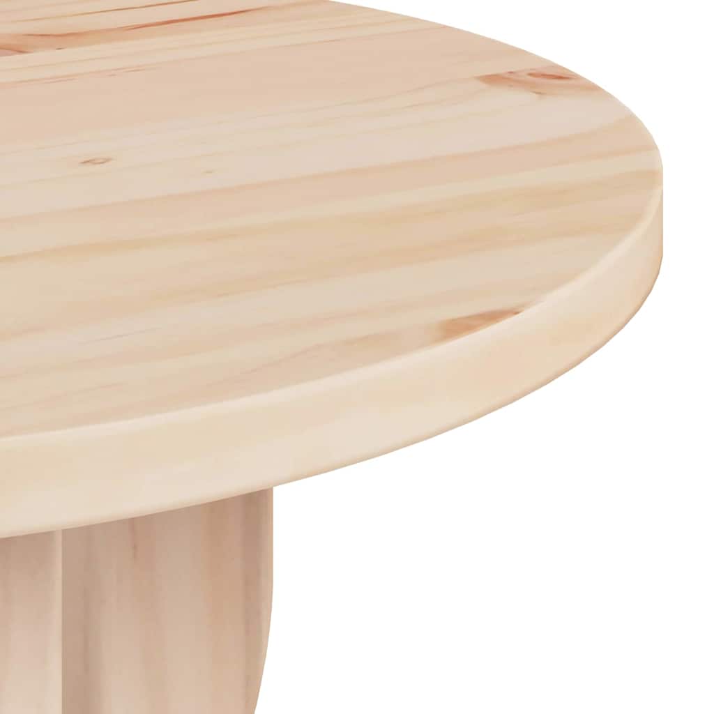 vidaXL Bijzettafel Naturel 39.5 x 39.5 x 53.5 cm Massief grenenhout