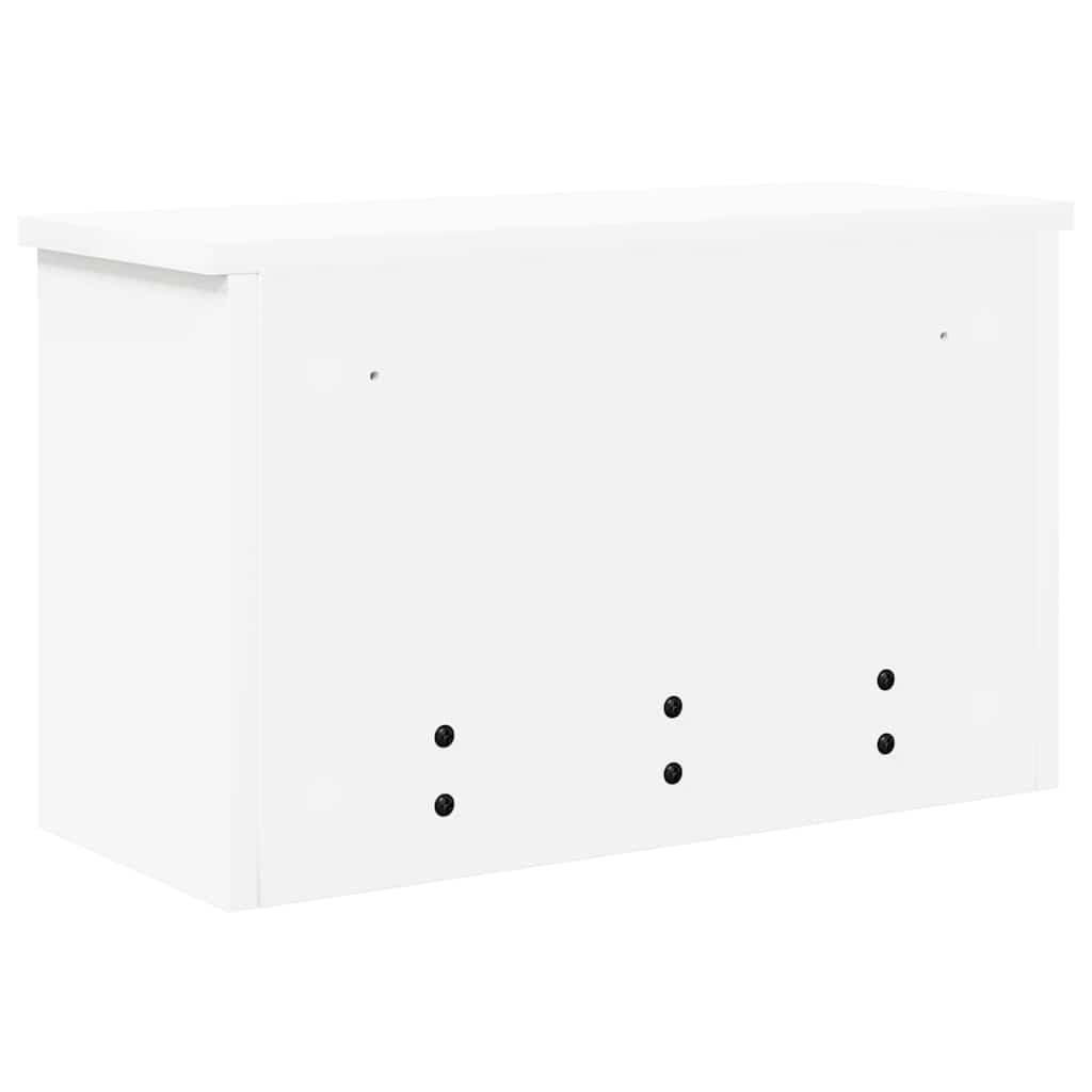 vidaXL Wandgemonteerde kapstok Wit 50 x 20 x 30 cm Bewerkt hout