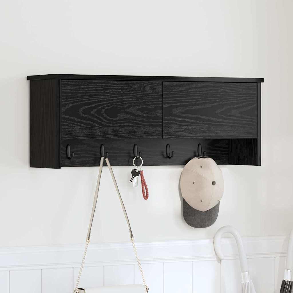 vidaXL Wandgemonteerde kapstok Wit 50 x 20 x 30 cm Bewerkt hout
