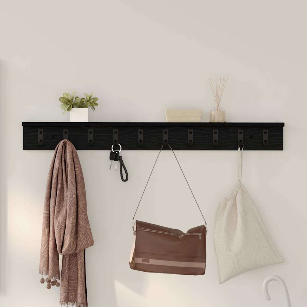 vidaXL Wandgemonteerde kapstok Wit 40 x 10.5 x 10.5 cm Bewerkt hout