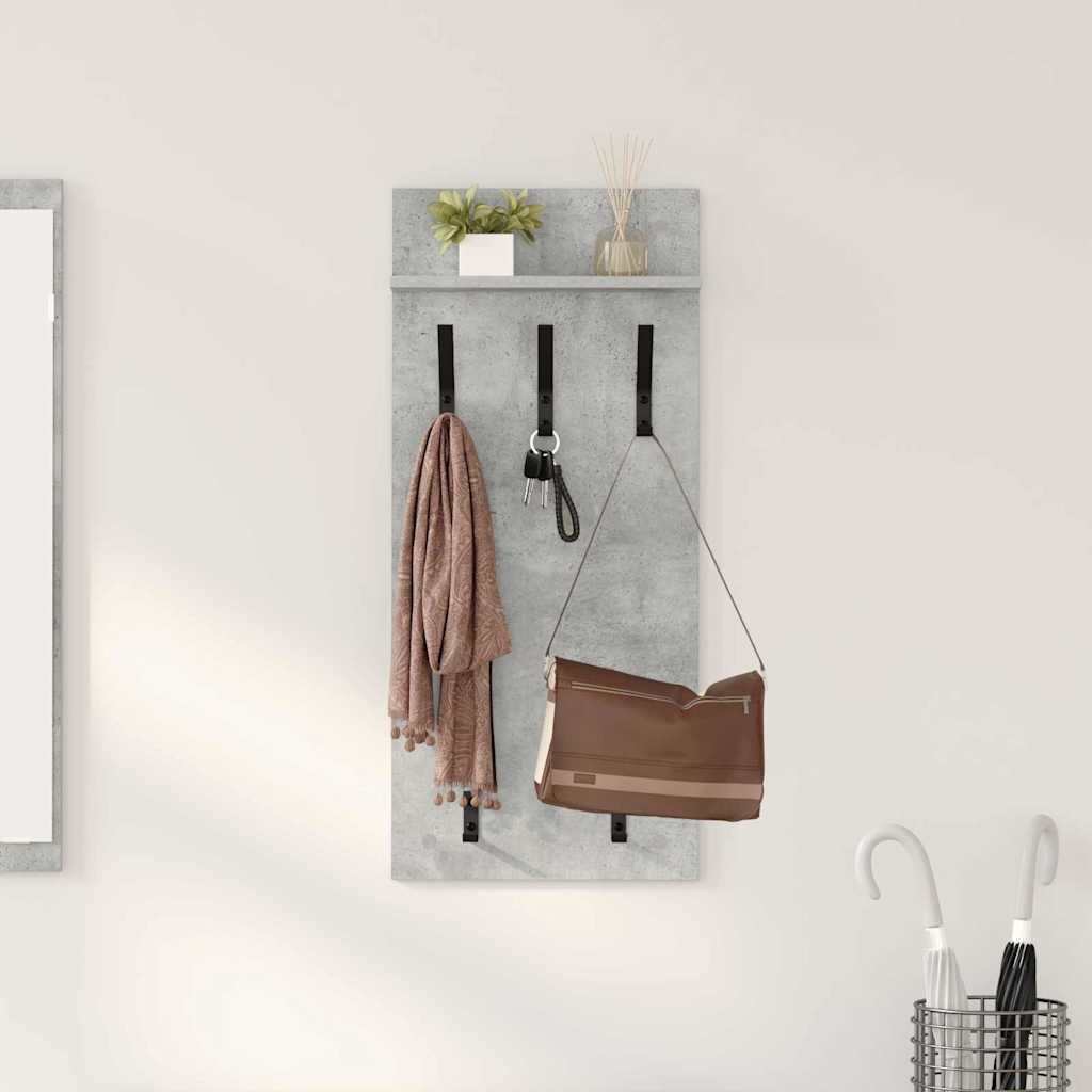 vidaXL Wandgemonteerde kapstok Wit 90 x 40 x 10 cm Bewerkt hout