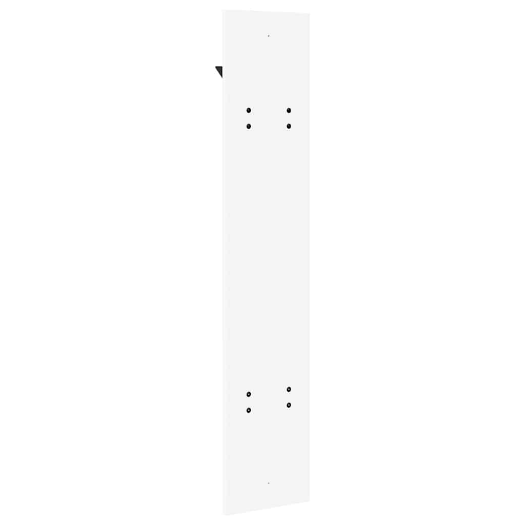 vidaXL Wandgemonteerde kapstok Wit 20 x 1,5 x 100 cm Bewerkt hout