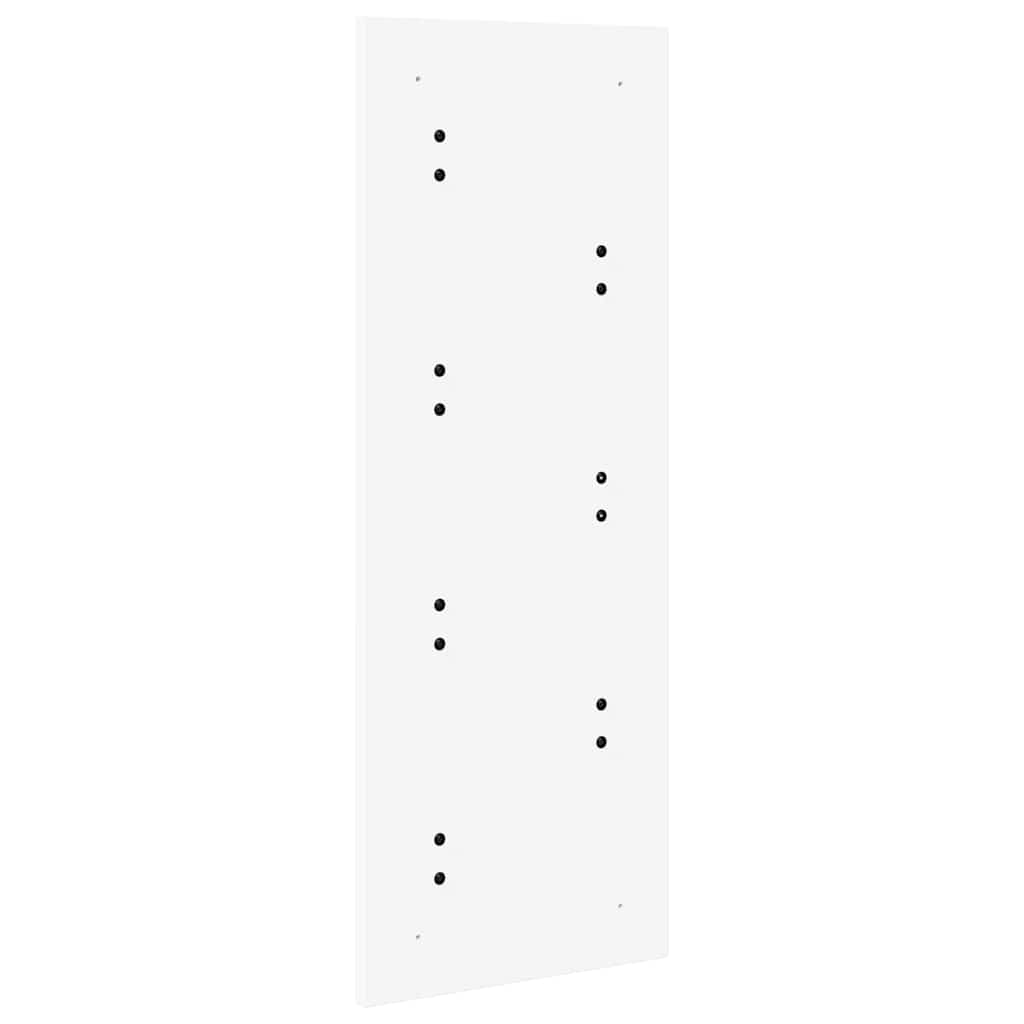 vidaXL Wandgemonteerde kapstok Wit 30 x 1.5 x 80 cm Bewerkt hout
