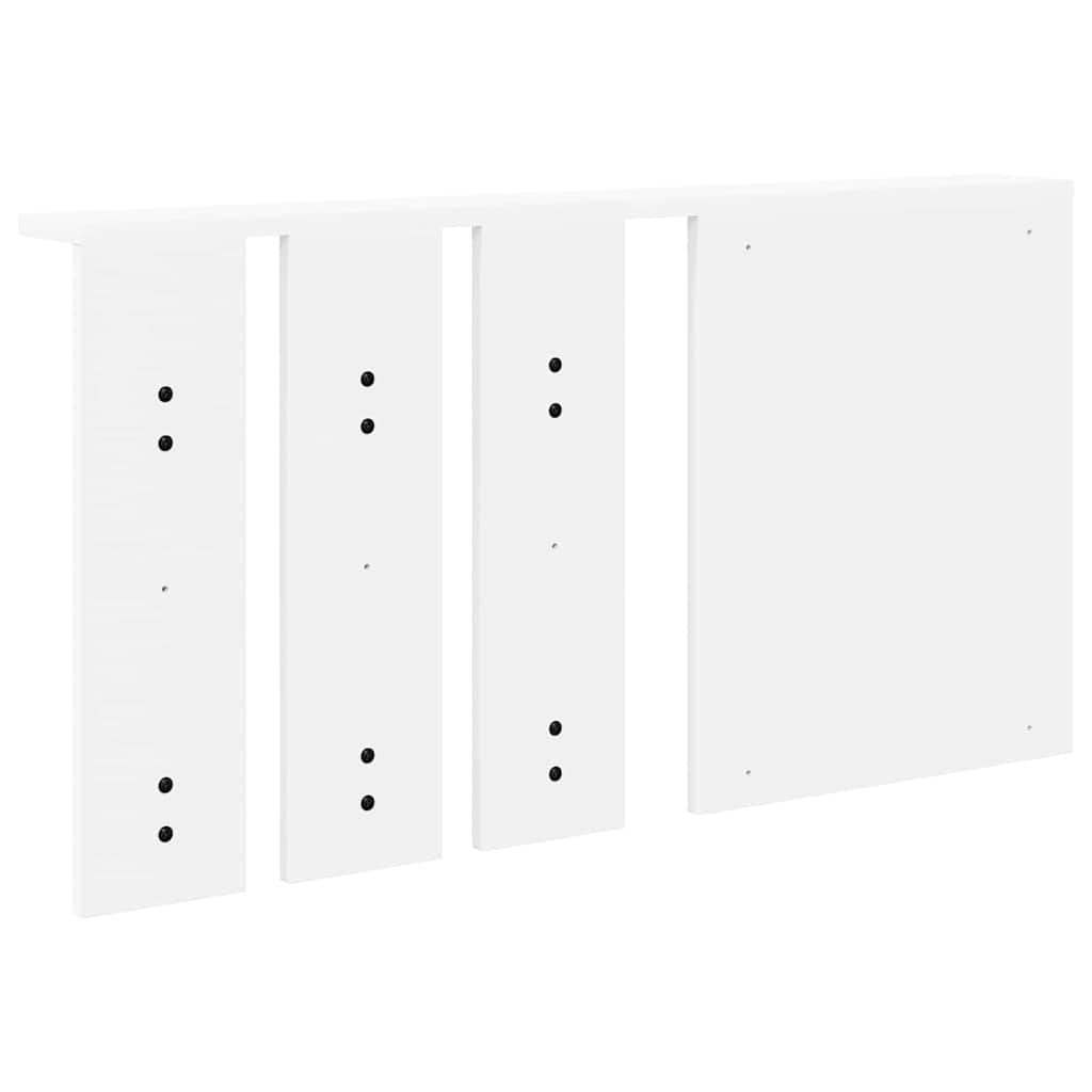vidaXL Wandgemonteerde kapstok Wit 85 x 10 x 45 cm Bewerkt hout