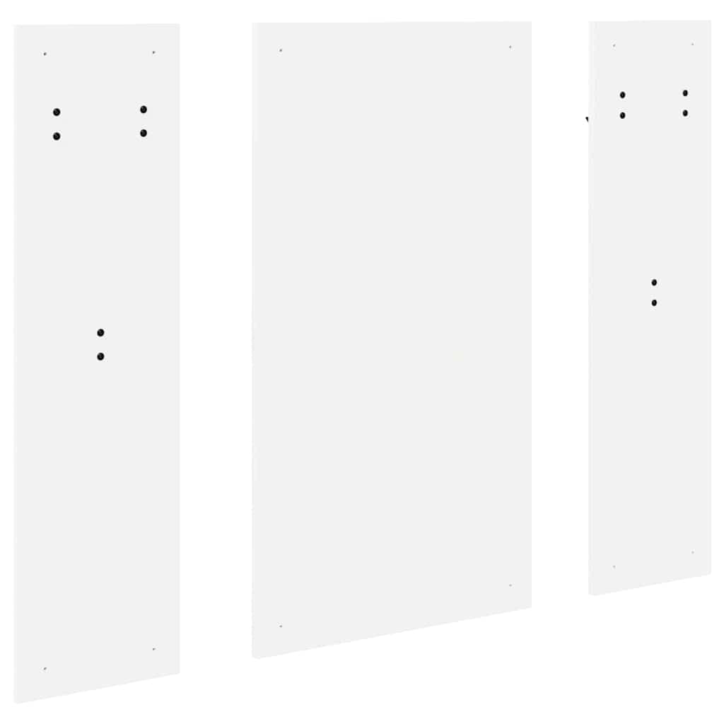 vidaXL Wandgemonteerde kapstok Wit 96 x 1.5 x 90 cm Bewerkt hout
