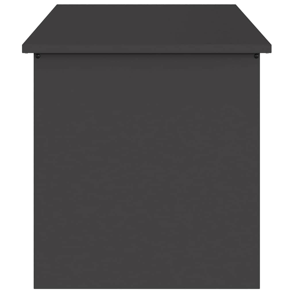 vidaXL Buitenopslagdoos Zwart 100 x 50.5 x 50 cm Koudgewalst staal