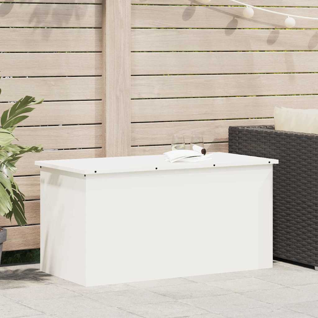 vidaXL Buitenopslagdoos Zwart 100 x 50.5 x 50 cm Koudgewalst staal